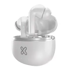 KLIP XTREME - KTE-750WH EdgebudsPro Audífonos Inalámbricos Bluetooth, Batería 26 Horas, IP3, Blanco