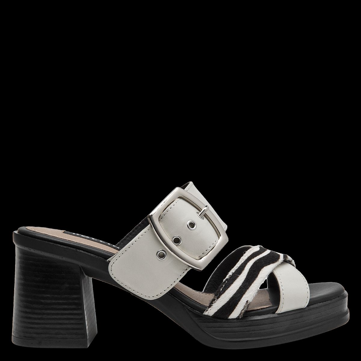 POLLINI - Sandalia Mujer Casual Blanco Pollini