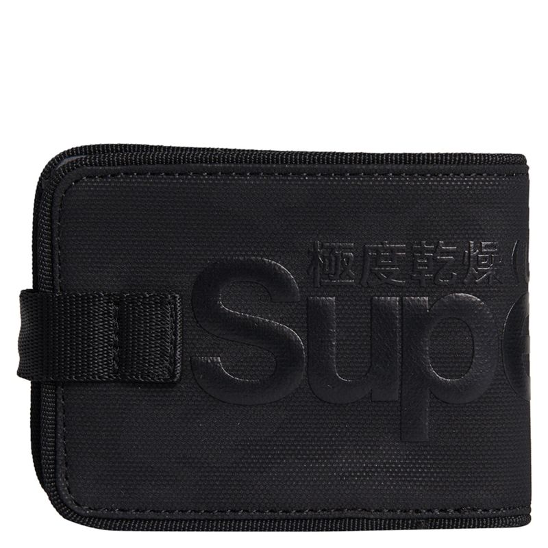 SUPERDRY - Cartera De Lona Con Estampado De Camuflaje Y Cierre De Botón Automático Hombre