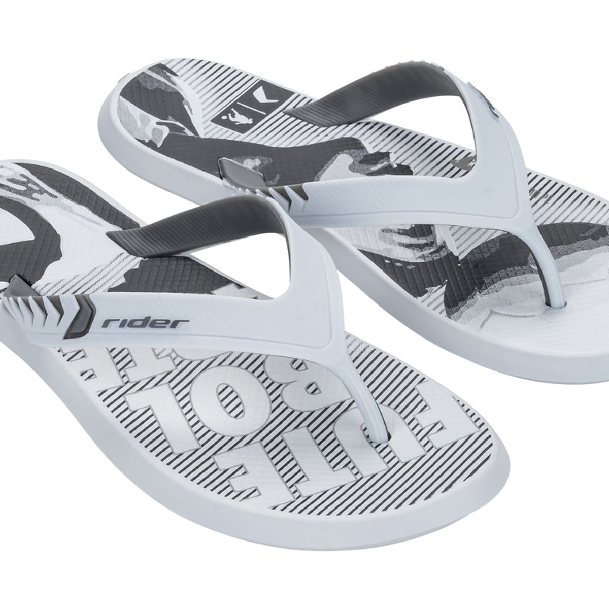 RIDER - Sandalia Hombre Negro/Blanco Prime R10 Rider