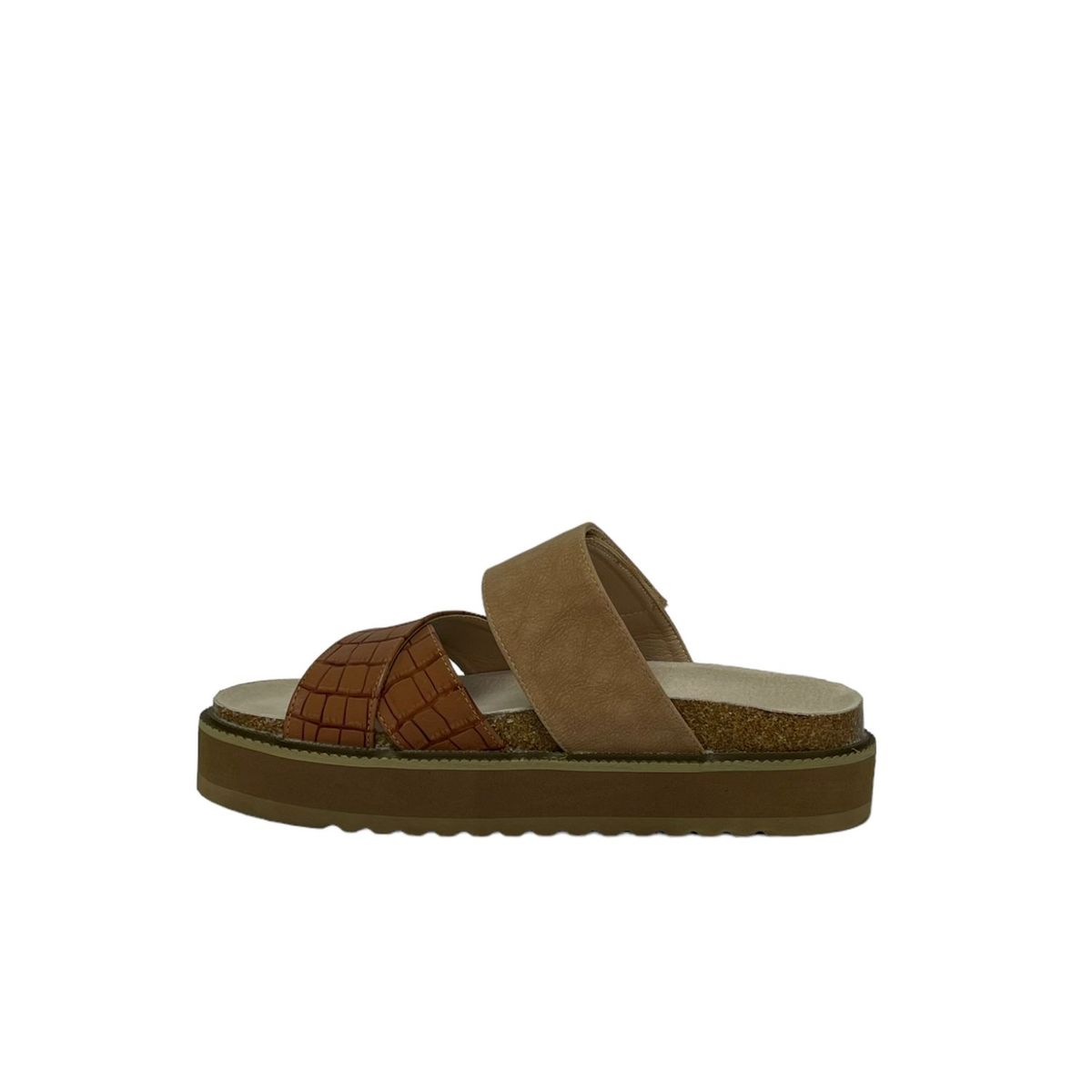 DETOGNI - Sandalia Mujer Camel Copa Detogni