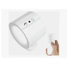 GENERICO - Aplique De Pared Recargable Con Doble Foco Y Control Blanco