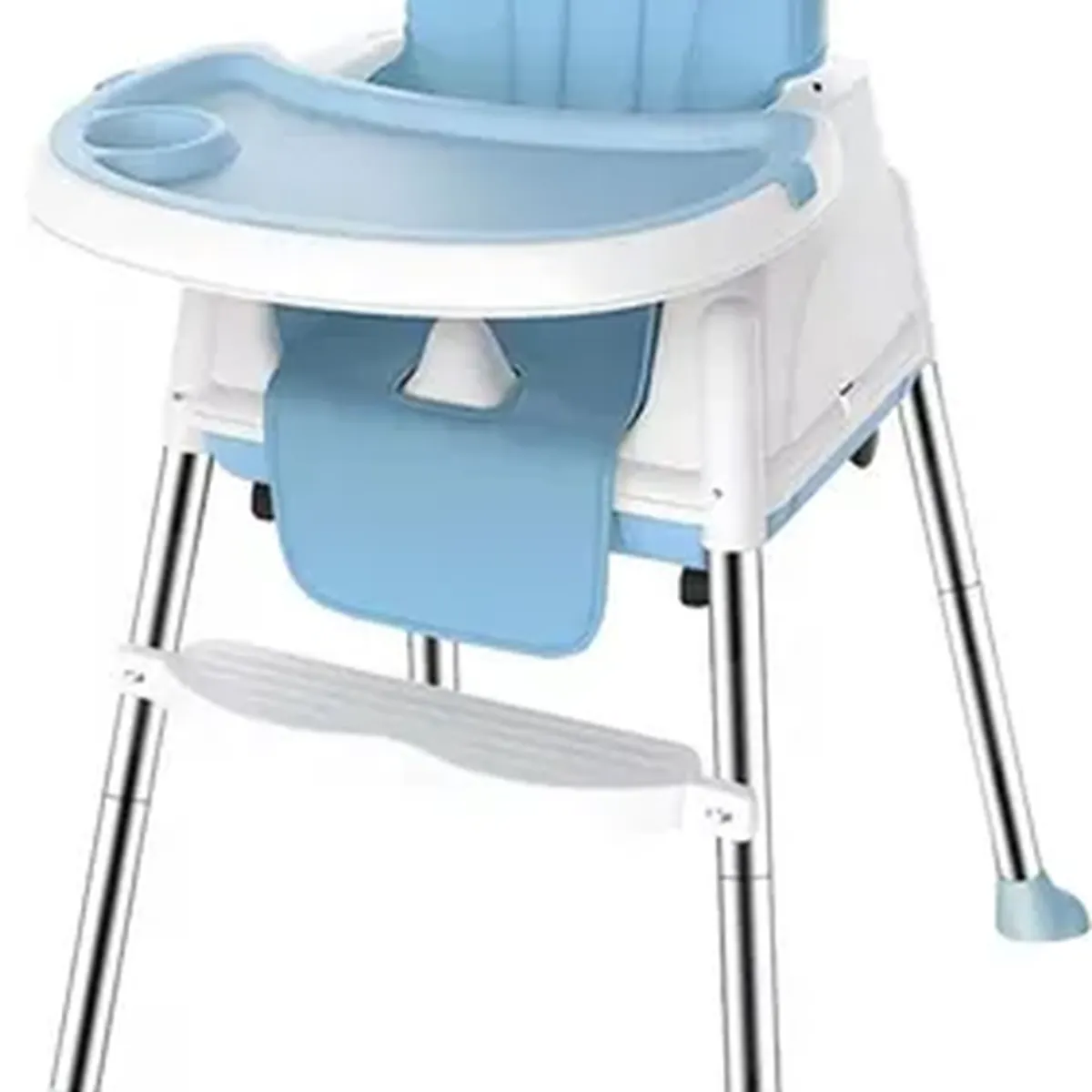 GENERICO - Silla comer Eshopangie 2 en 1 plegable color celeste