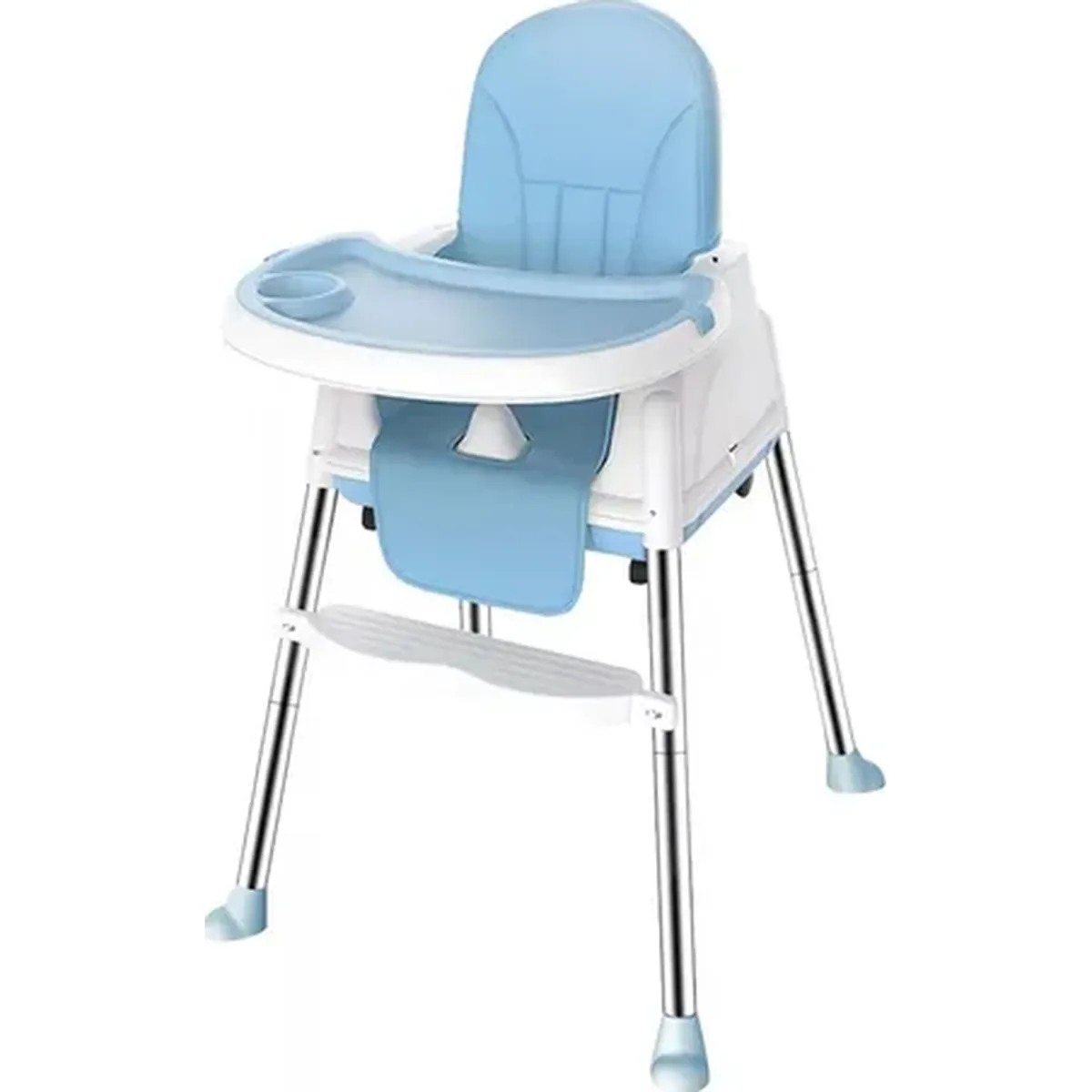 GENERICO - Silla comer Eshopangie 2 en 1 plegable color celeste