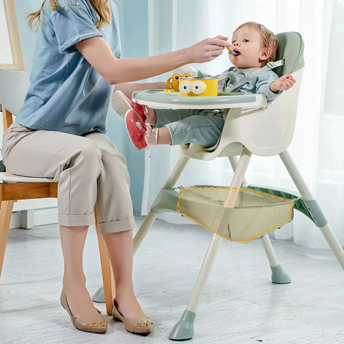 GENERICO - Silla comer Voyage Snack 2 en 1