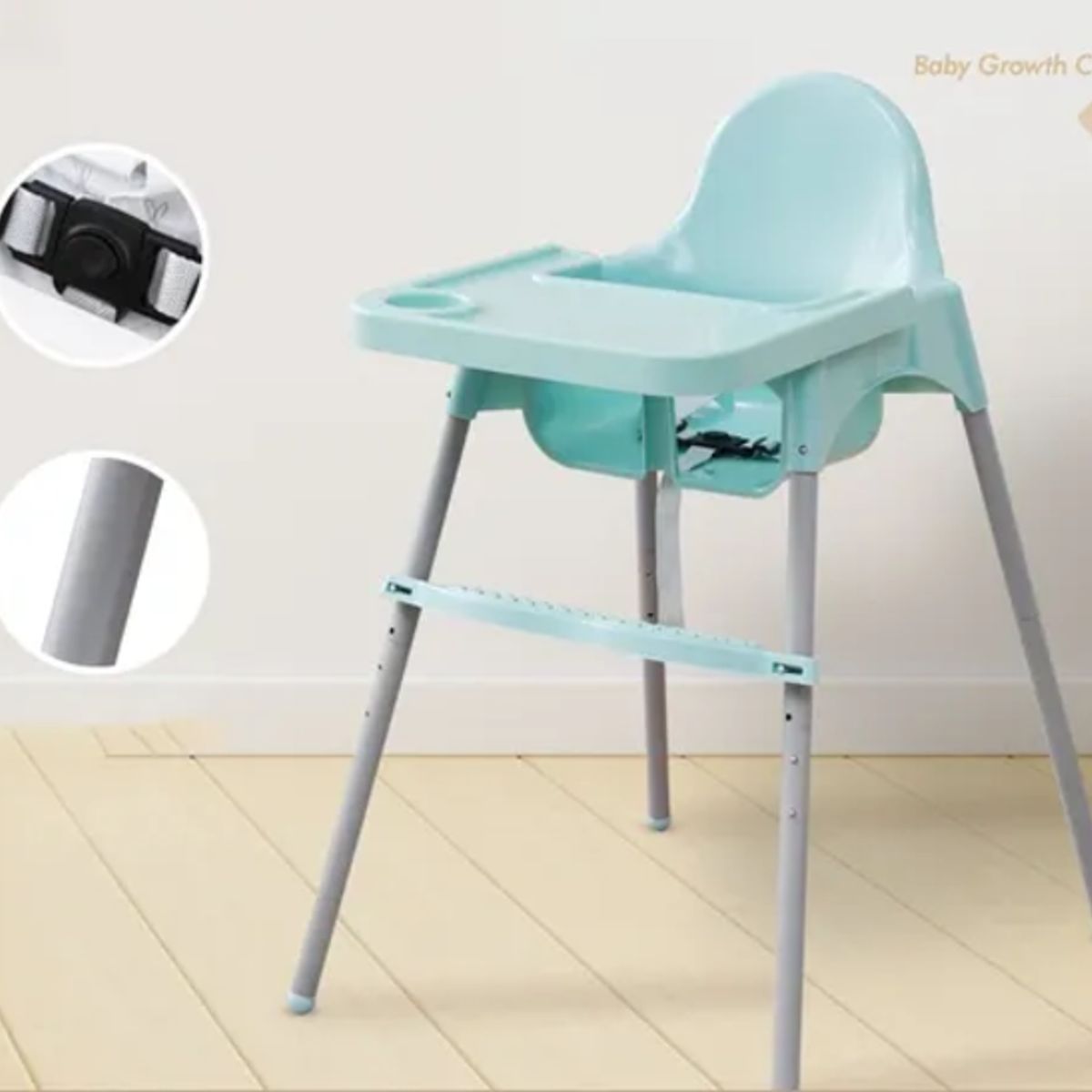 GENERICO - Silla comer bebé 2 en 1 básica económica