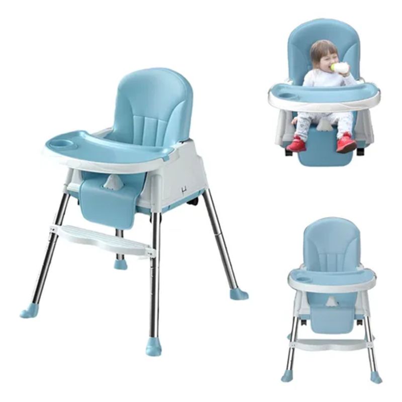 GENERICO - Silla bebé portátil para comer con ruedas