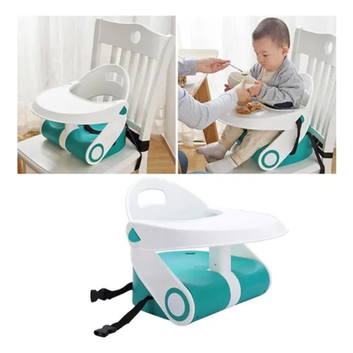 GENERICO - Silla comer elevador plegable niñosbebés