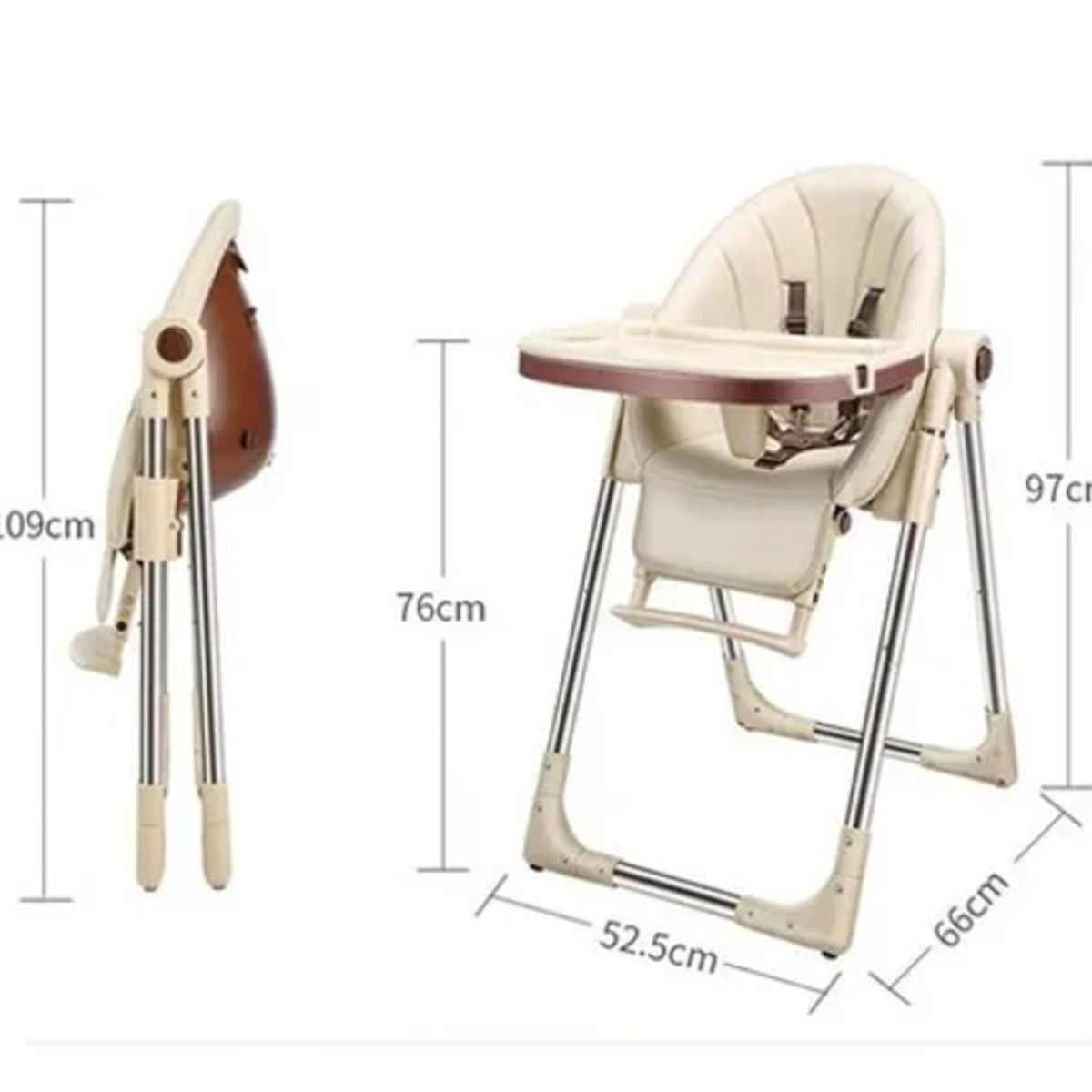 GENERICO - Silla comer portátil ecocuero multiuso importada