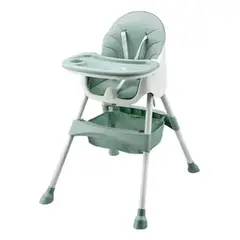 GENERICO - Silla comer portátil 2 en 1 ecocuero importada