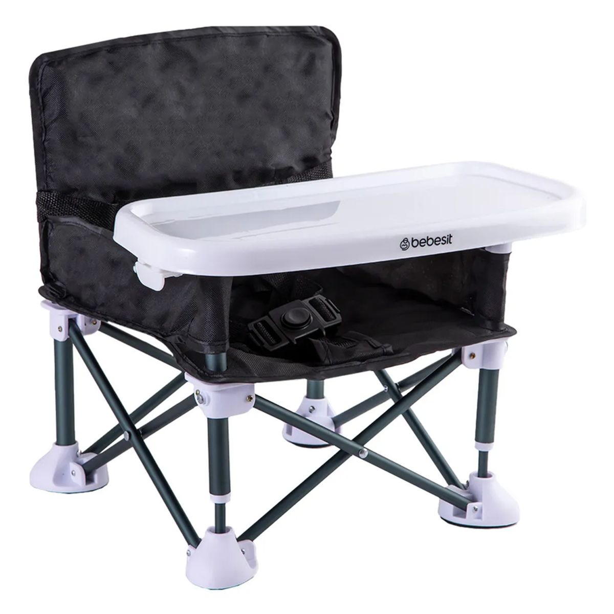 GENERICO - Silla comer plegable camping Xt01 color negro