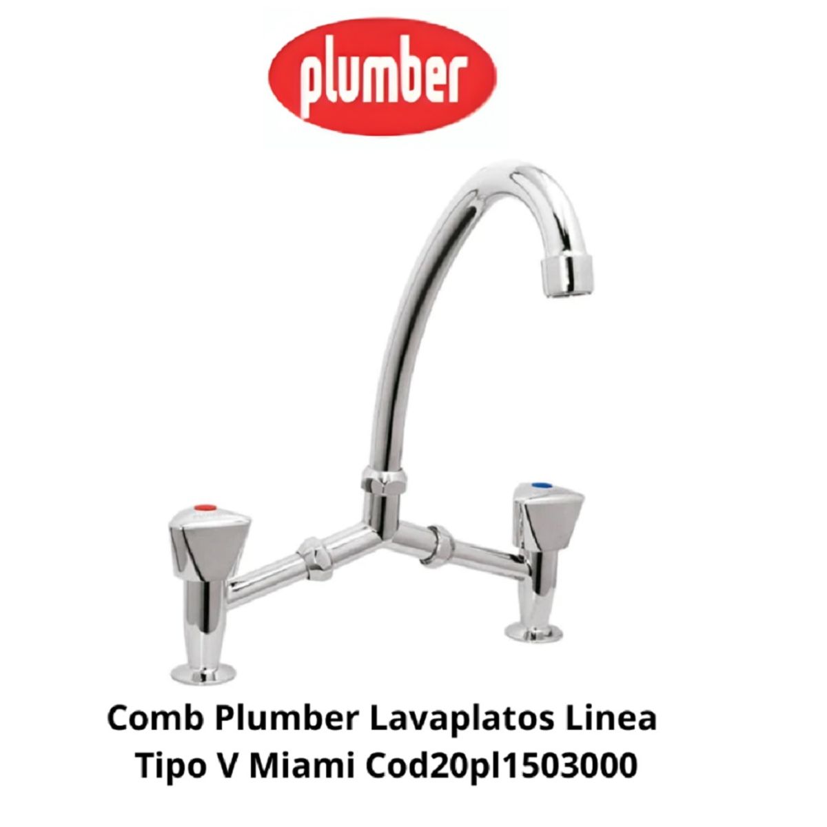 PLUMBER - COMBINACIÓN LAVAPLATO PLUMBER TIPO V 20PL1503000