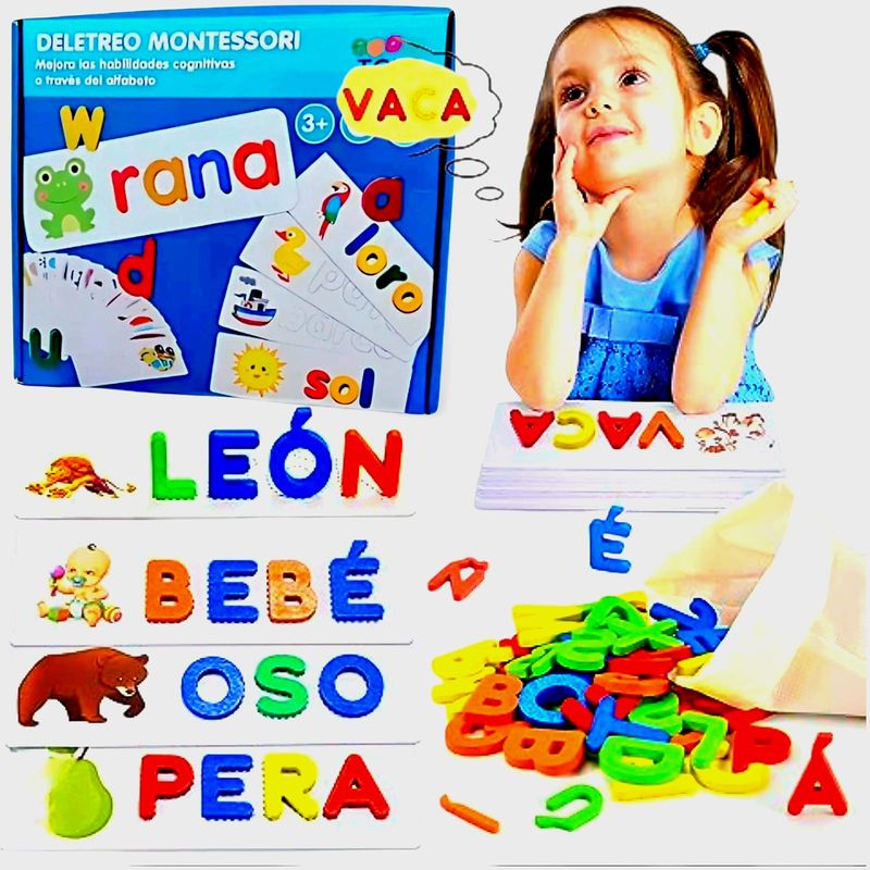 GENERICO - Juego De Aprendizaje Educativo Deletreo De Palabras Español