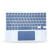 Teclado TouchPad 10 "" Bluetooth Para Tablet iPad letra Ñ - Morado Oscu