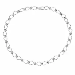 JOYAS MYTOKE - Cadena Collar Alambre Puas Plata 980 Unisex