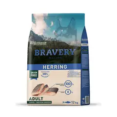BRAVERY - ALIMENTO HERRING ADULT LARGE MEDIUM 12KG