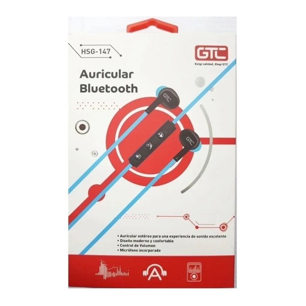 GTC - Audífono Bluetooth GTC HSG-147
