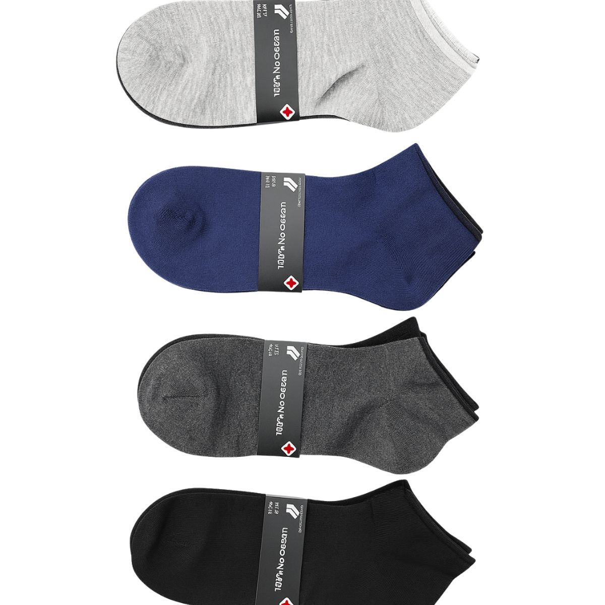 GENERICO - 12 Pares Calcetín Corta Diabético Hombre Sin Costura Algodón