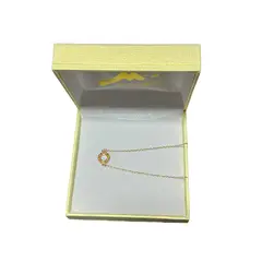 MALLORCA - Collar de Issis color Rojo 45cm Enchapado en Oro de 18K