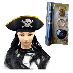 EKOL TACTICA MILITAR - Accesorios Disfraz Pirata Juvenil / Adulto Halloween 2025