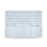 Teclado TouchPad 12 "" Bluetooth Para Tablet iPad letra Ñ - Blanco