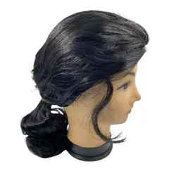 EKOL TACTICA MILITAR - Peluca Negra MJ Cosplay Halloween 2025