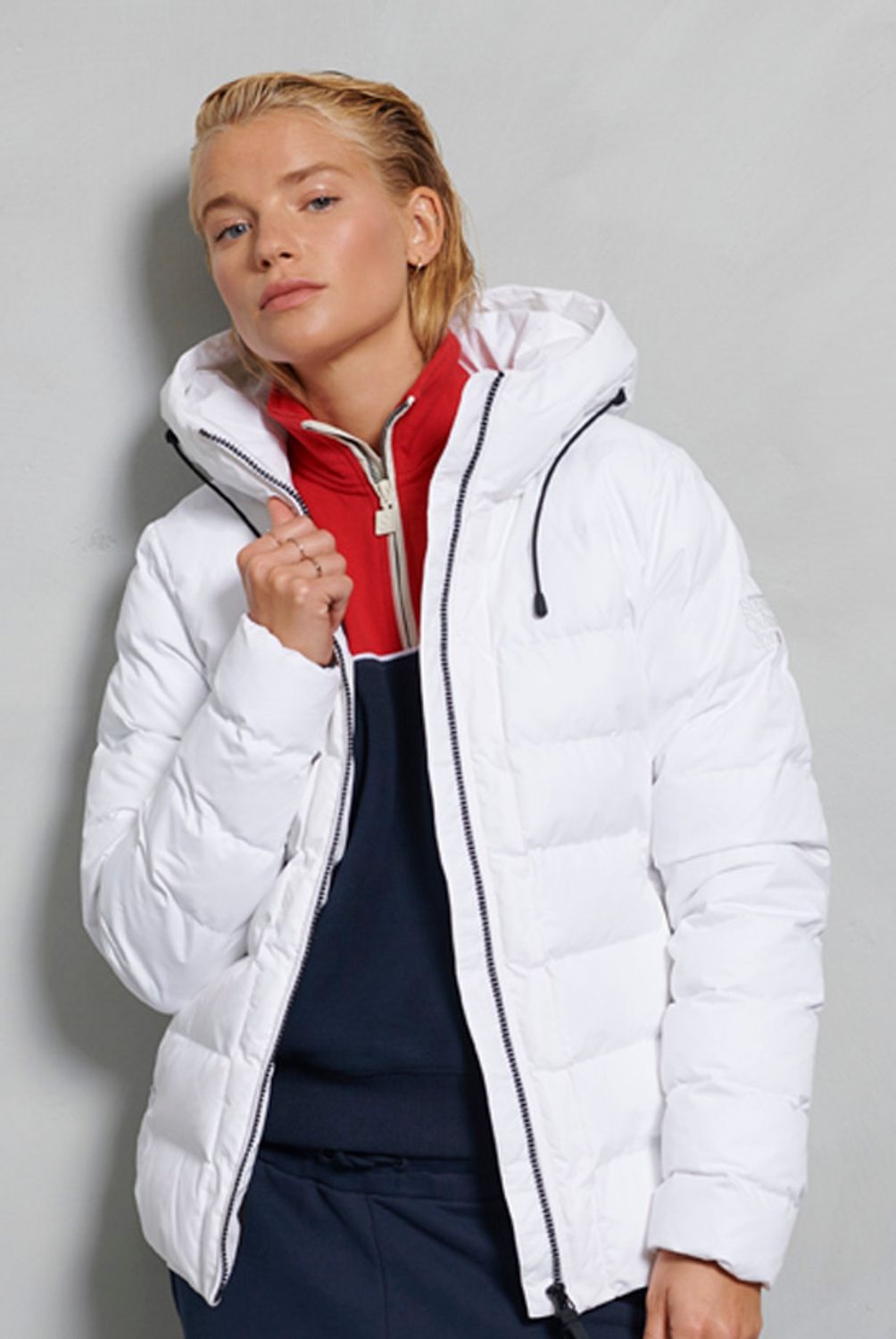 SUPERDRY - Chaqueta De Microfibra Cremallera, Mujer