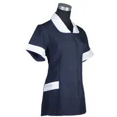 ECCLENAN - Delantal Chaqueta Tela Lisa