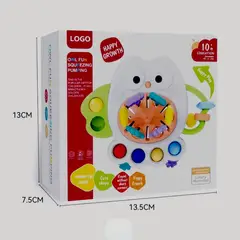 GENERICO - Juego Didáctico Montessori Anti estresante Búho