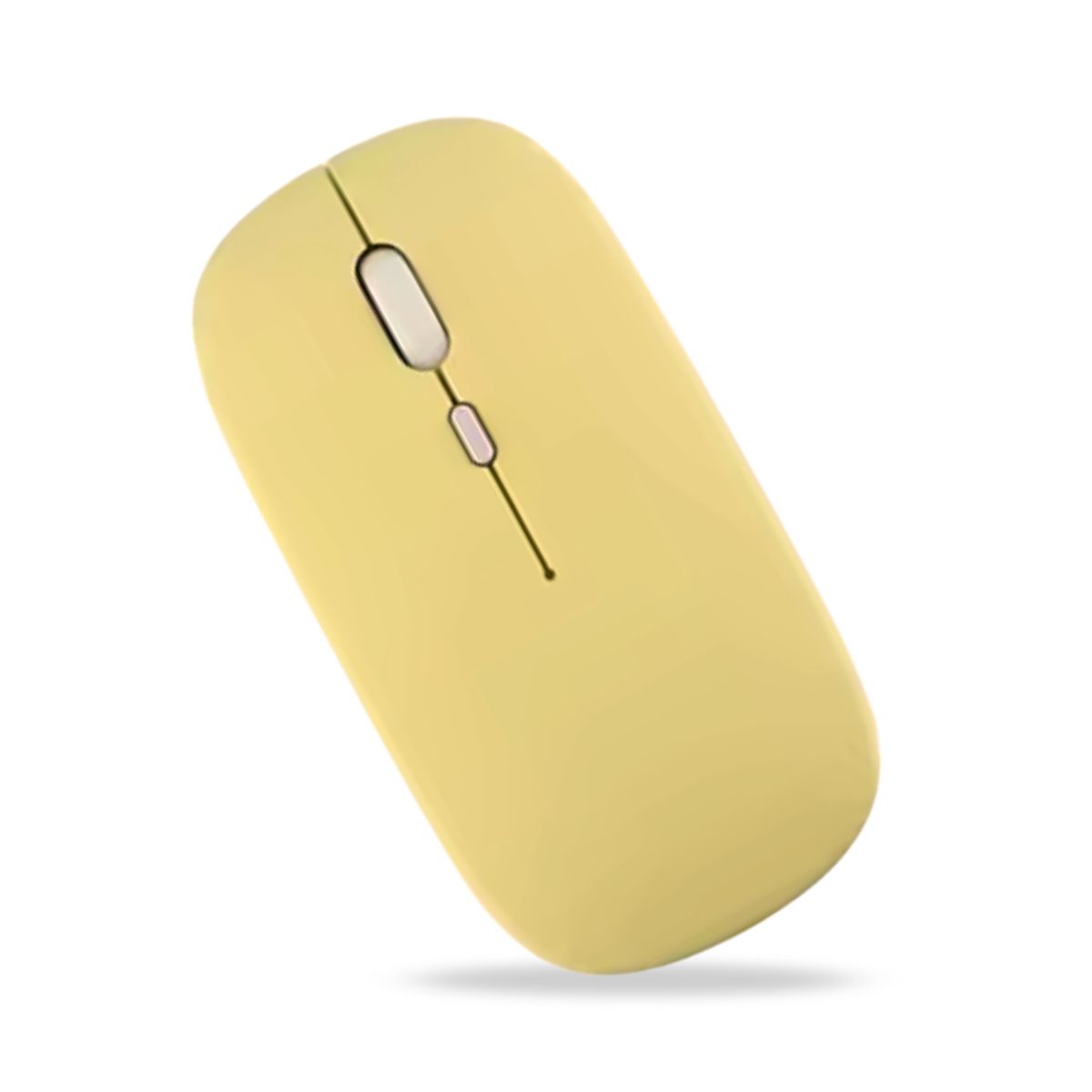 GENERICO - Mouse Bluetooth Para Tablet iPad Tv Celulares Computadores - Amarillo