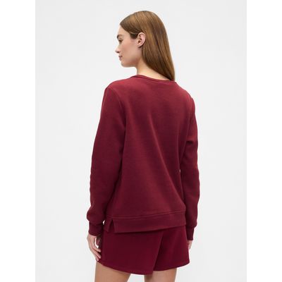 Imagen 2 del producto Poleron Logo Crew Sin Gorro Sin Cierre Mujer Rojo