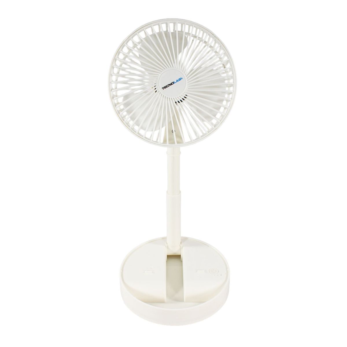 TECNOLAB - Ventilador Mini Usb con Pedestal Blanco Frescura Portátil - PS