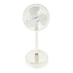 TECNOLAB - Ventilador Mini Usb con Pedestal Blanco Frescura Portátil - PS