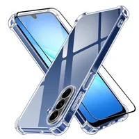 Carcasa Antishock transparente para Samsung A17 + Lamina Completa - Agua