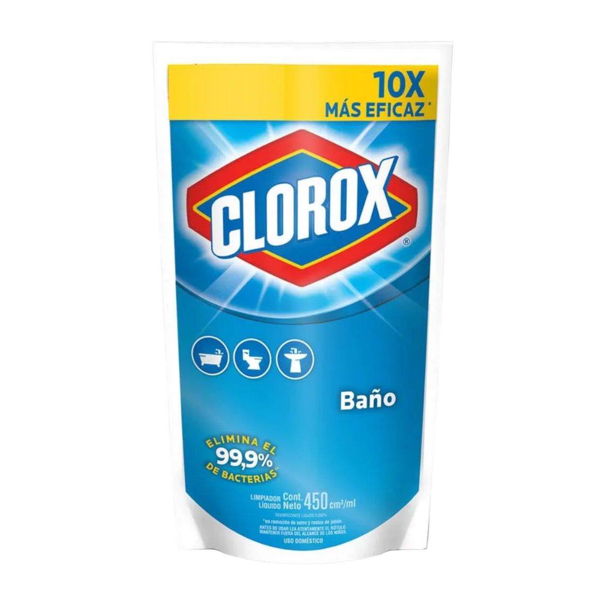 CLOROX - Recarga Limpiador de Baño Doypack 450 ml