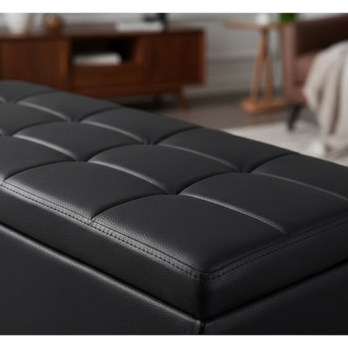 GENERICO - Banqueta Puff Baul Organizador Puff Sillon Pie De Cama Baul