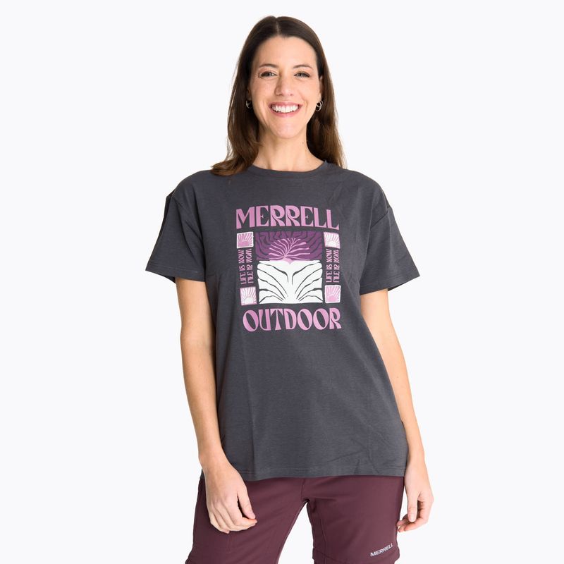 MERRELL - Polera Manga Corta Mujer Kirikiri Gris MERRELL