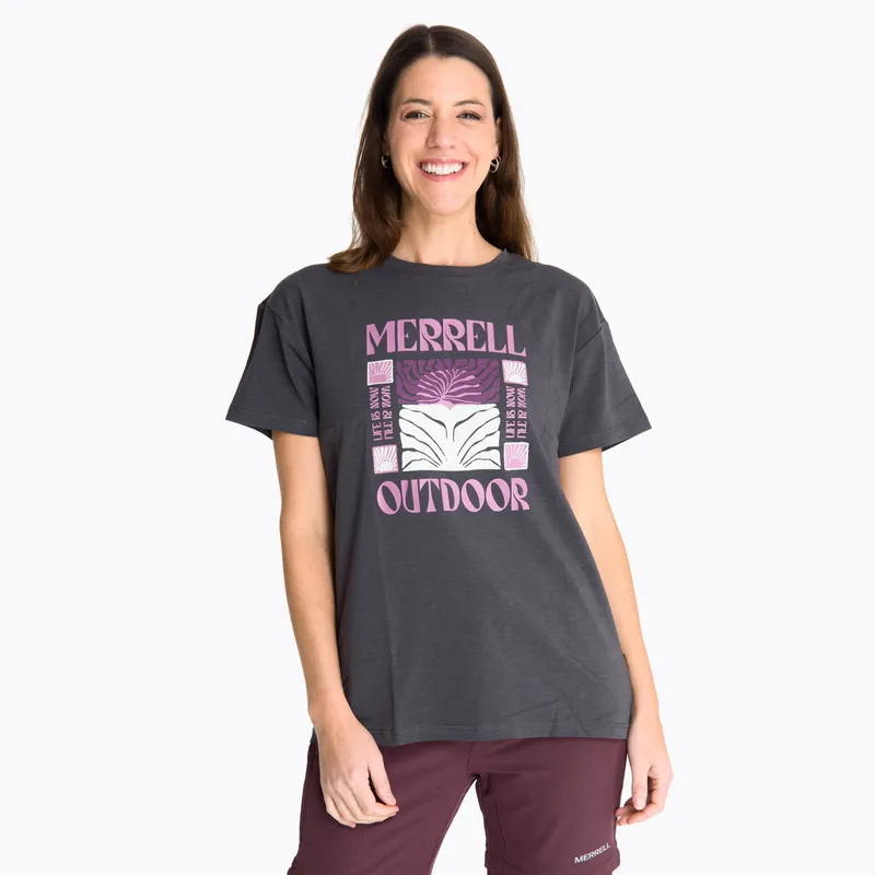 MERRELL - Polera Manga Corta Mujer Kirikiri Gris MERRELL