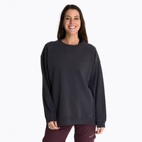 Poleron Mujer Crewneck Pokiha Gris Oscuro