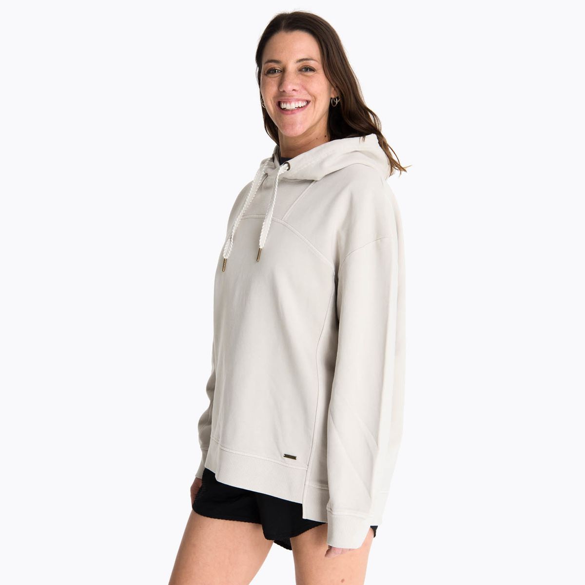 MERRELL - Poleron Mujer Hoodie Arewhana Crema MERRELL