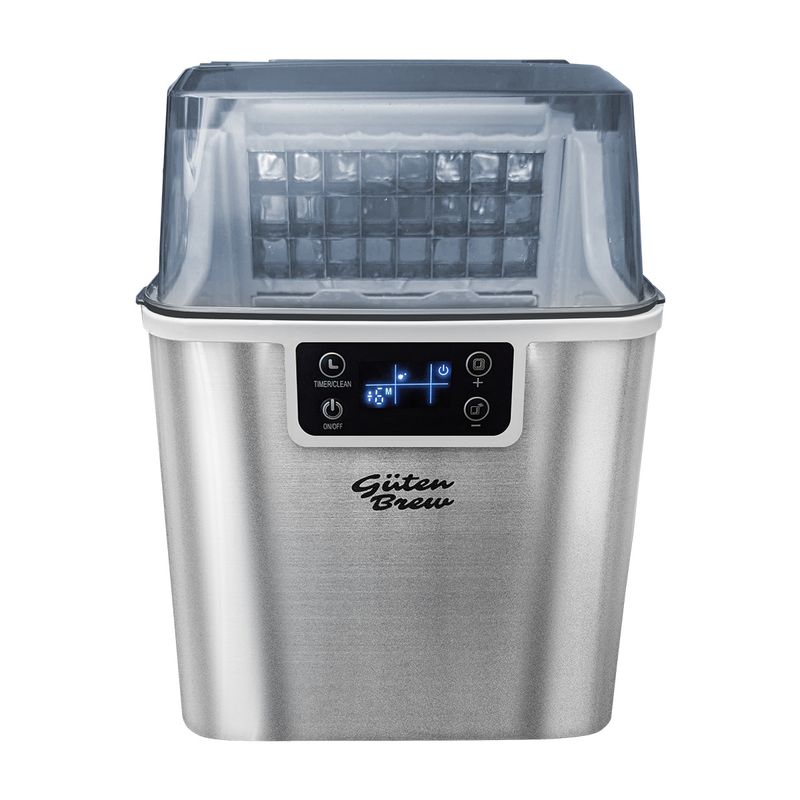 GUTEN BREW - Máquina de Hielo cubo - 20 kgs por día - Rápida y automática - Guten Ice 2.0