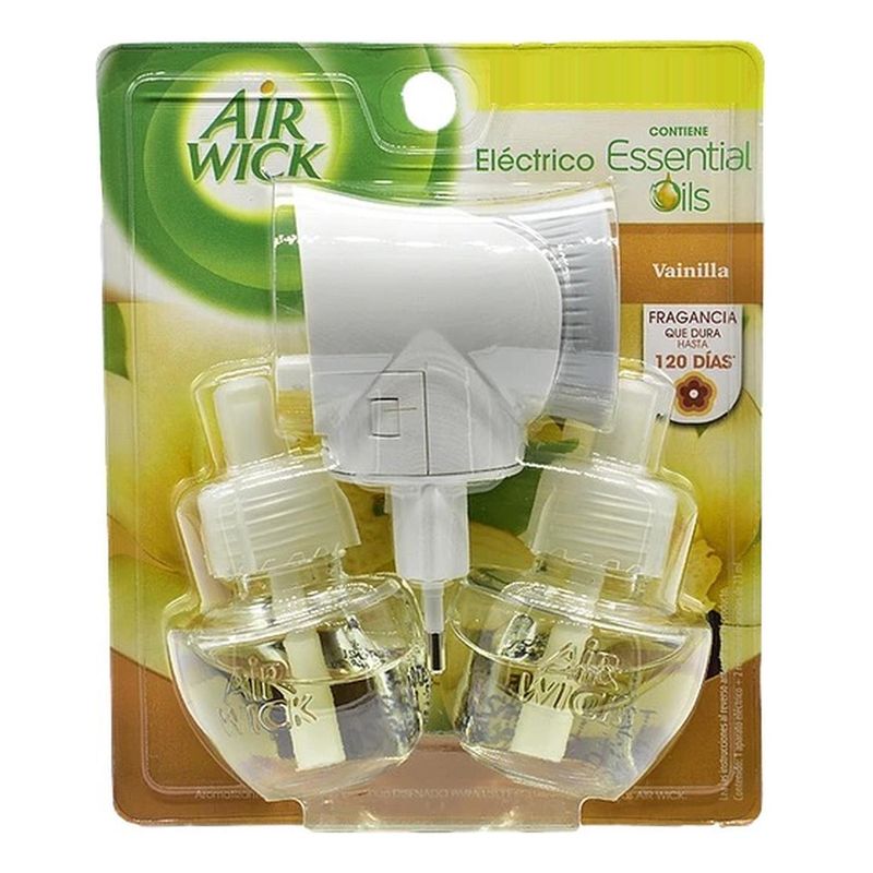 AIRWICK - Aparato Electrico Air Wick Vainilla + 2 Repuestos 21ml
