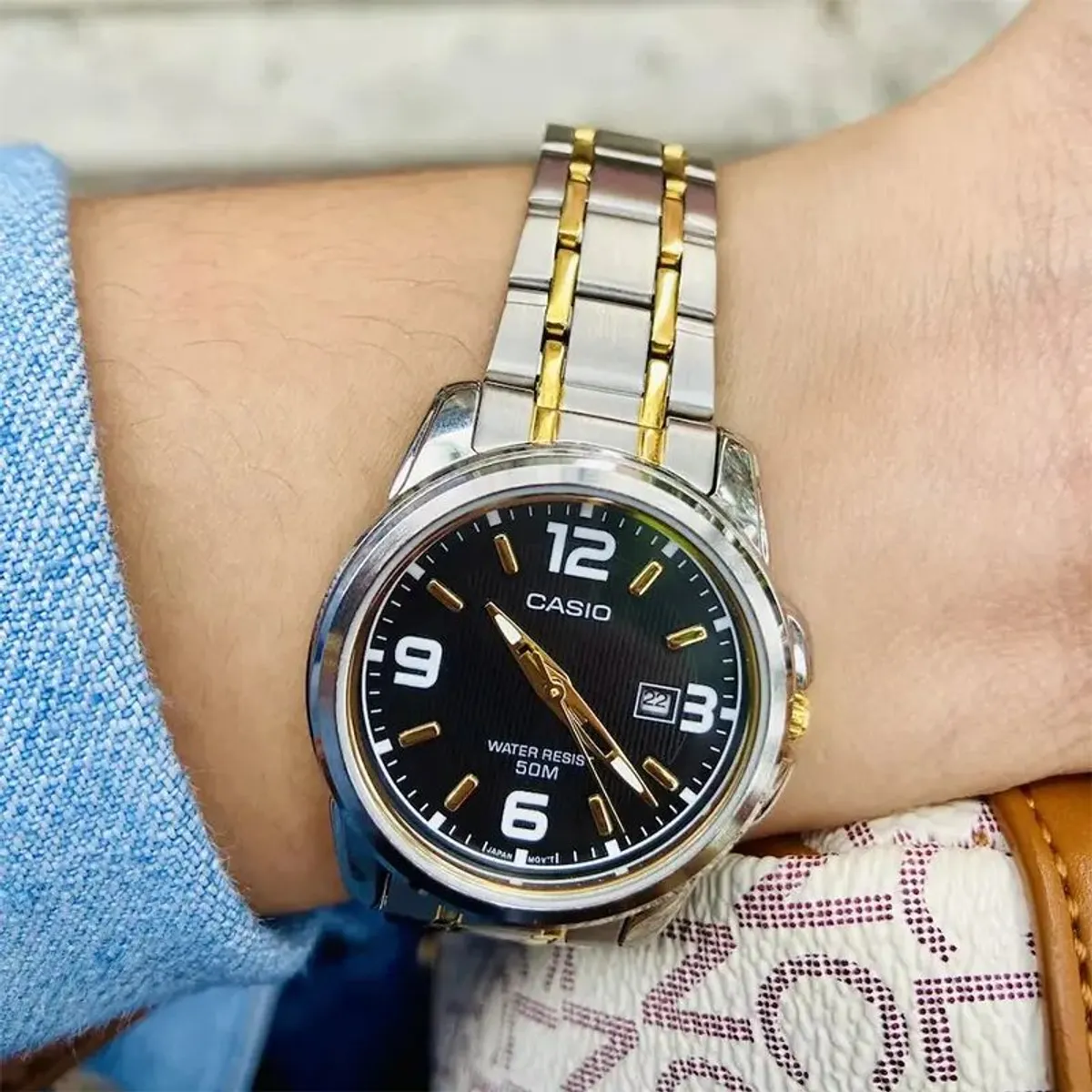 CASIO - Reloj Análogo Casio Mujer LTP-1314SG-1A
