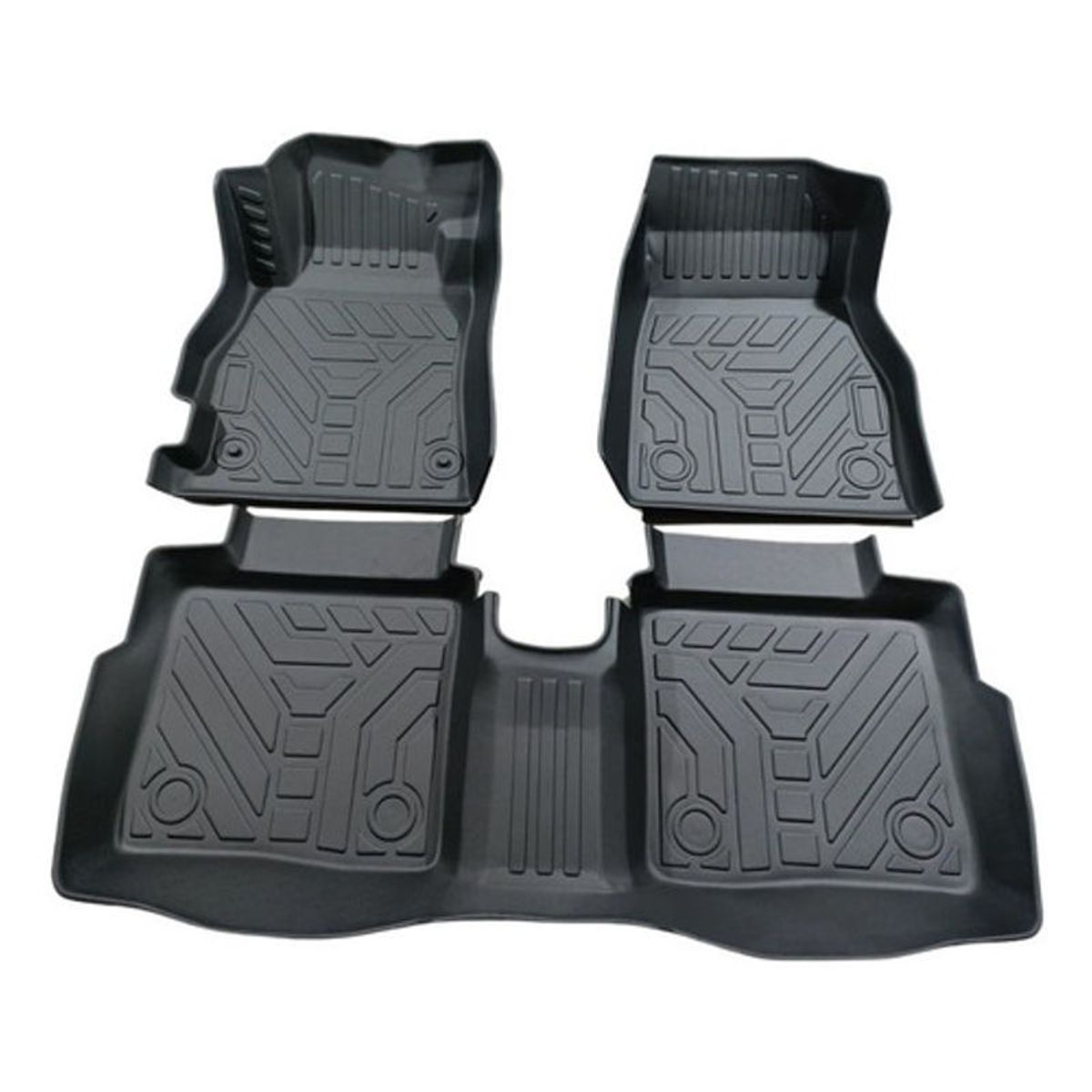 OEM - Kit Pisos Rígidos Calce Perfecto Nissan Versa 2021 - 2025+ Negro