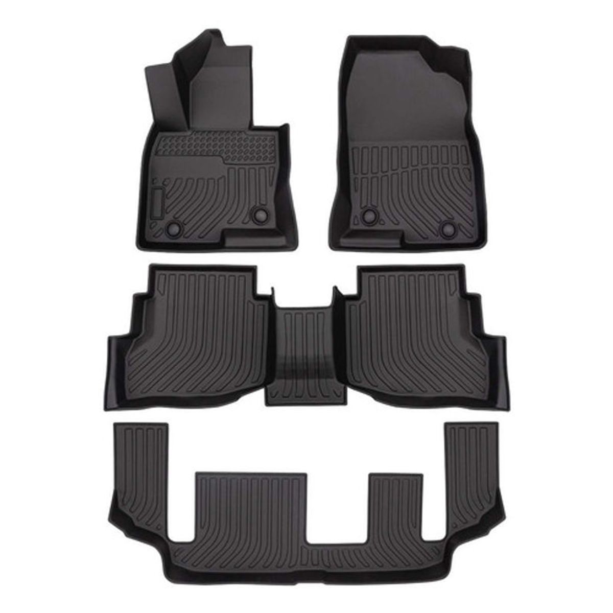 OEM - Pisos Calce Perfecto Mazda Cx9 201726 1°+2°+3° Fila Negro