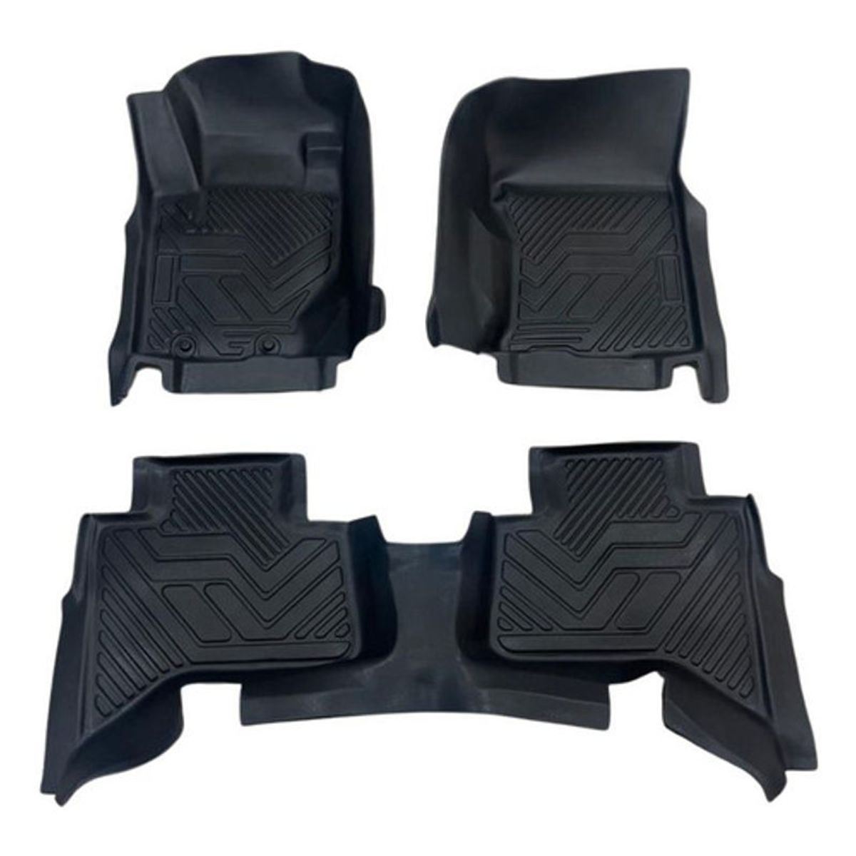 OEM - Kit Pisos Rígidos Calce Perfecto Mitsubishi L200 2024-2026+ Negro