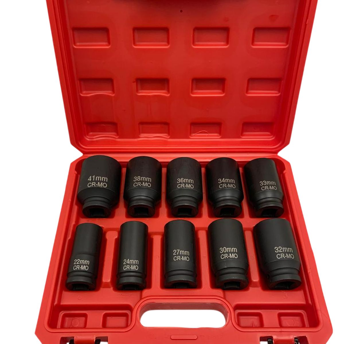 GENERICO - Set de Dados de Impacto Cuadrante 3/4" 10 Piezas CR – MO