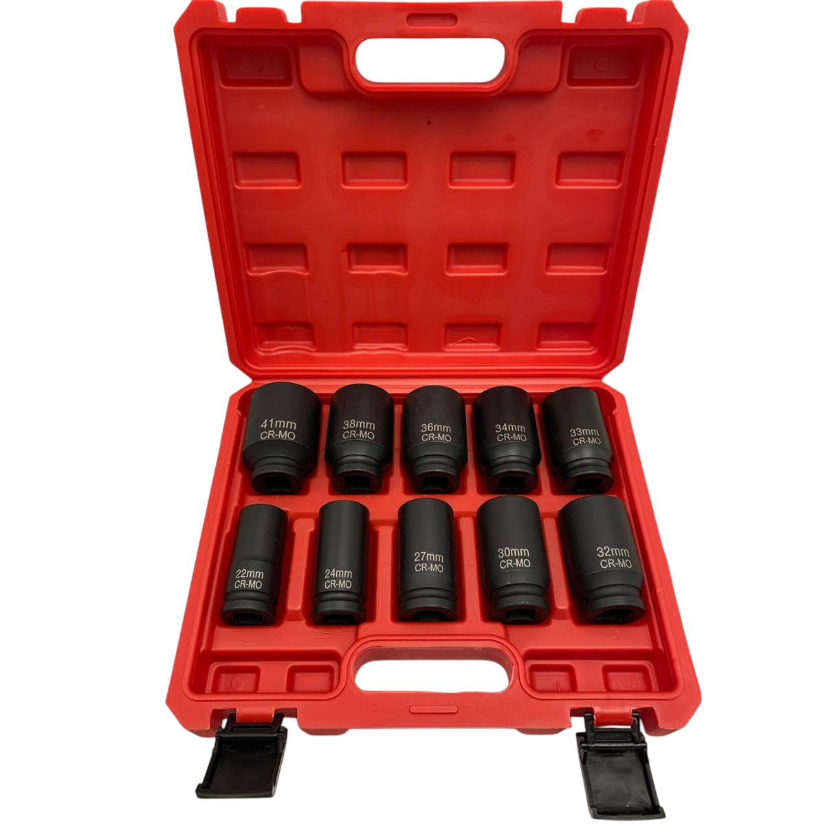 GENERICO - Set de Dados de Impacto Cuadrante 3/4" 10 Piezas CR – MO