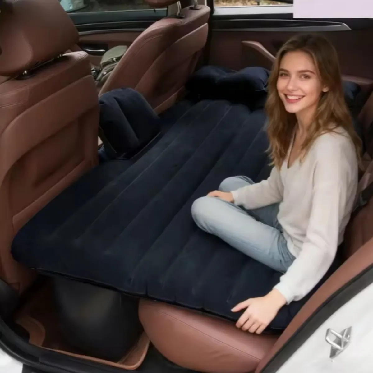 GENERIC - Cama Portátil auto para Camping y Viajes en Carretera