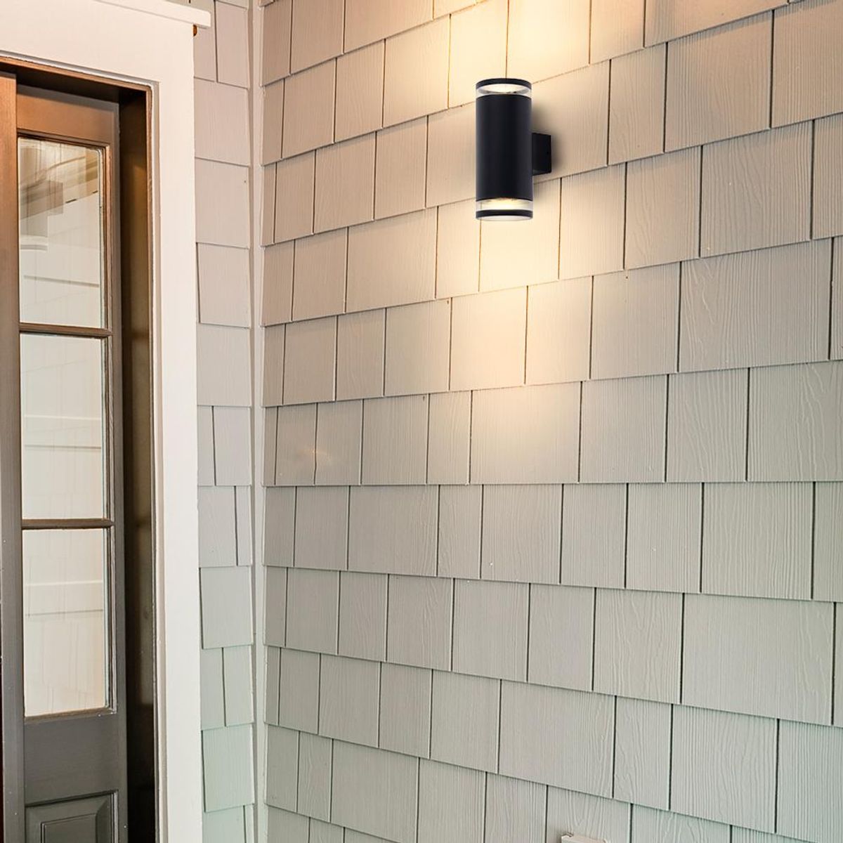 BP ILUMINACION - Aplique Aluminio Bidireccional Shaw Negro